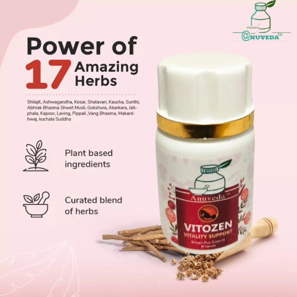 Vitozen vitality support Shilajit boosts energy - Image 4